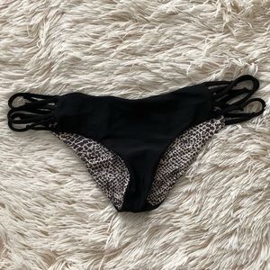 Acacia Black bathing suit bottoms